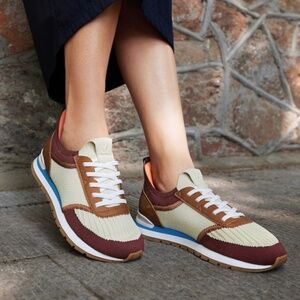 Vivaia Mix-Texture Slip-On Sneakers (Astra)